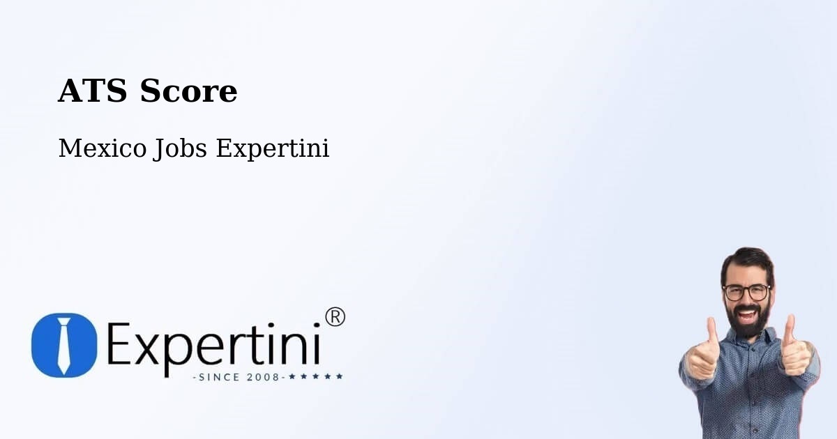 Resume ATS Score & Job Description Match Tool – Jauregui - Mexico Jobs Expertini